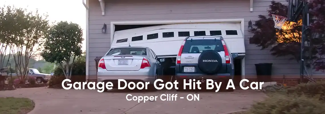 Garage Door Got Hit By A Car Copper Cliff - ON