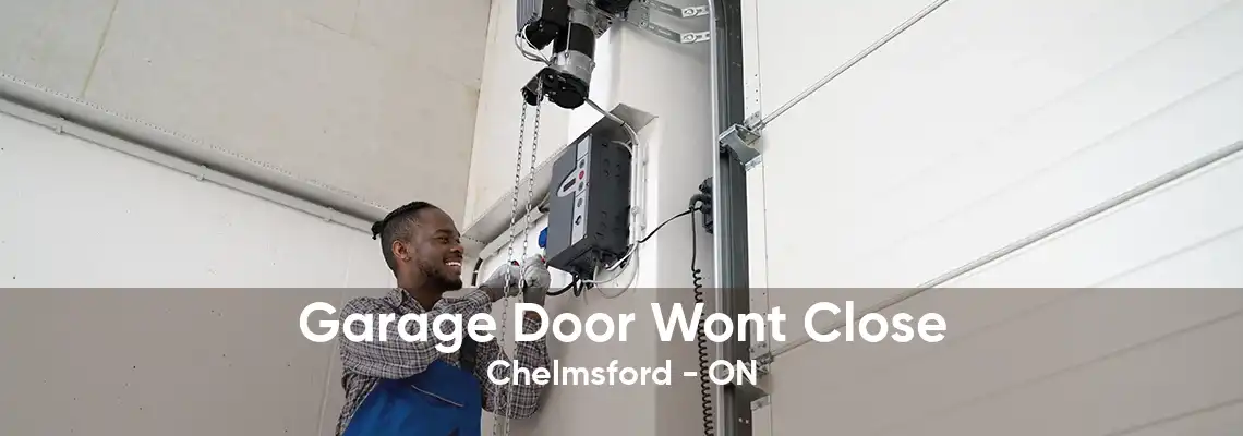 Garage Door Wont Close Chelmsford - ON